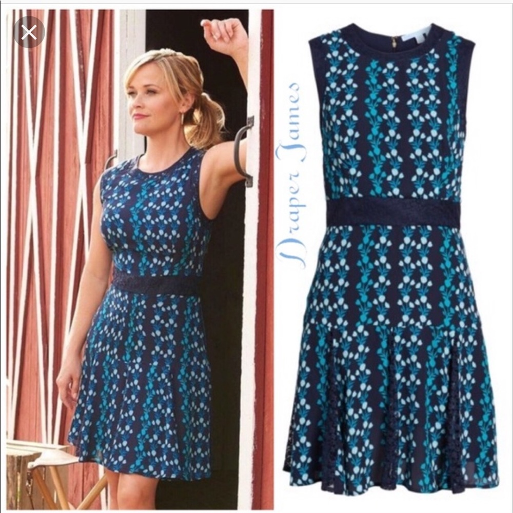 Draper James meadow vines lace dress